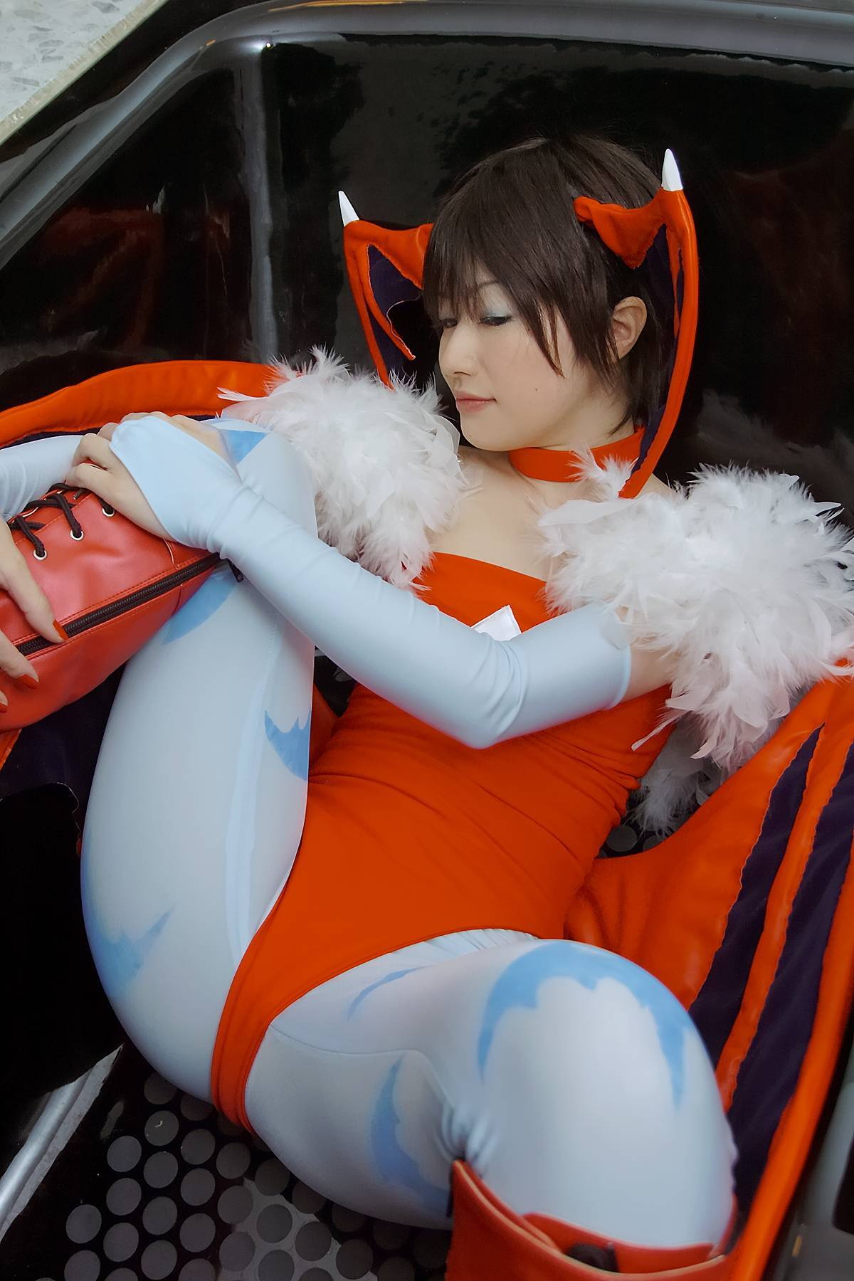 [Cosplay] 2013.04.08 Hot Lilith and Morrigan sexy Cosplay